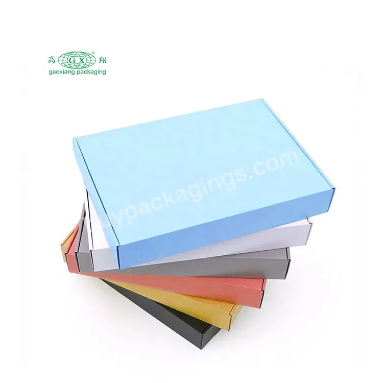Custom Printed Unique Commerce Postal Corrugated Skincare Shipping Box Packaging Cardboard Mailer Paper Box