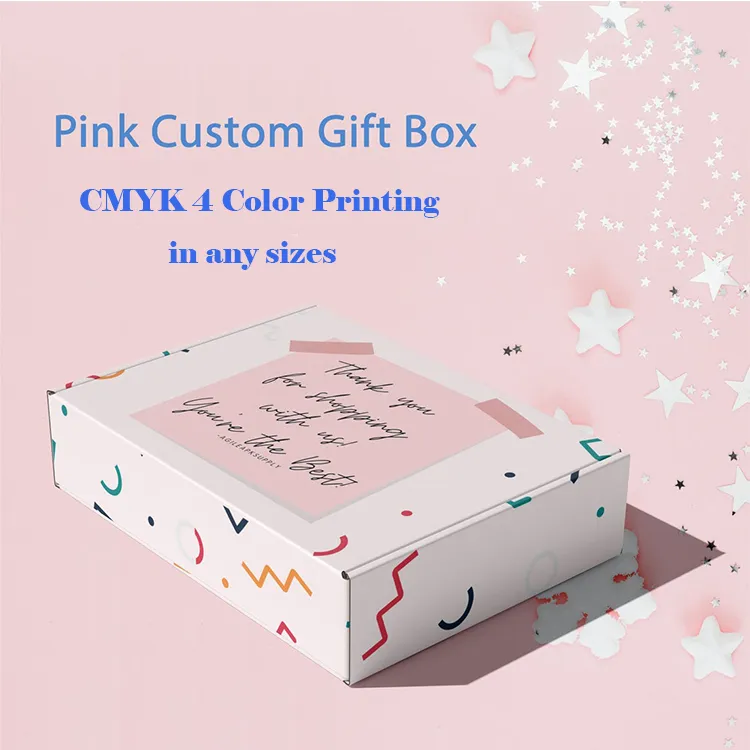 Custom Printed Unique Commerce Postal Corrugated Skincare Shipping Box Packaging Custom Logo Cardboard Mailing Mailer Paper Box