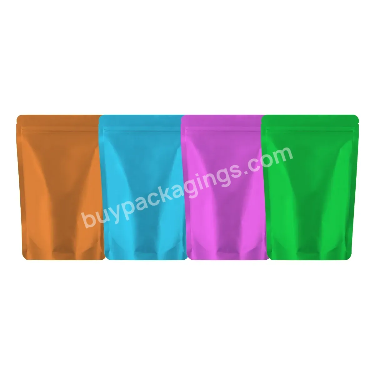 Custom Printed Water Proof Smell Proof Stand Up Releasable Pva Plastic Mylar Bags