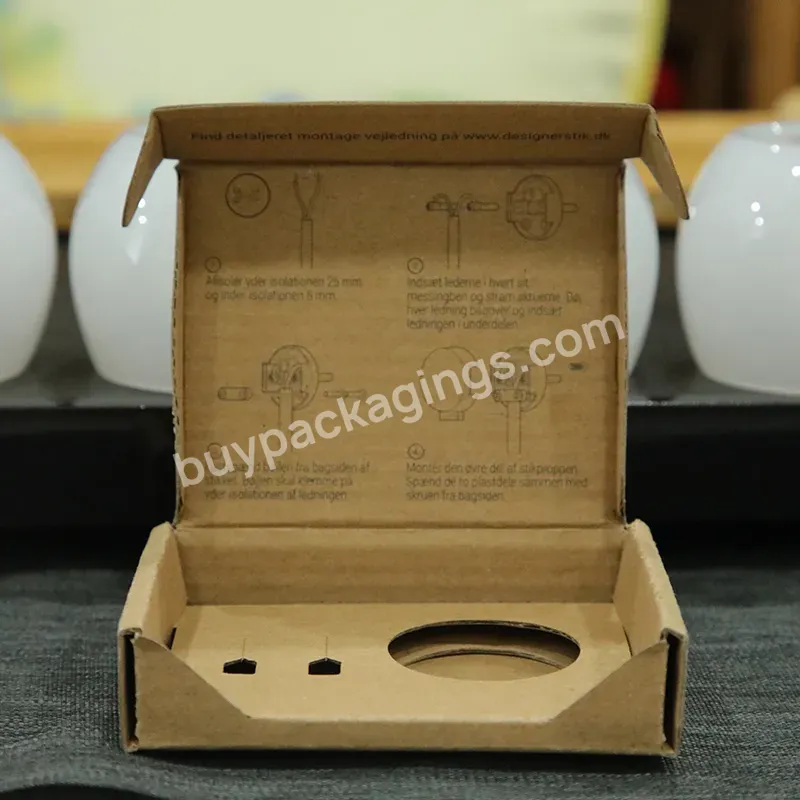 Custom Printed White Carton Kraft Shipping Postage Mailer Box E-commerce Cellphone/ipad/mobile Phone Case Corrugated Packaging