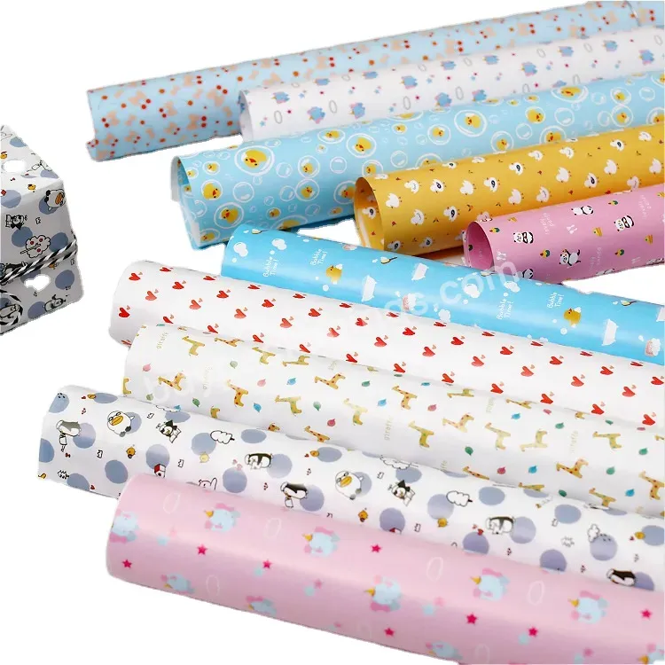 Custom Printed Wrapping Paper Christmas Wholesale Unique Color Funny Patterns Recycled Christmas Gift Tissue Wrapping Paper