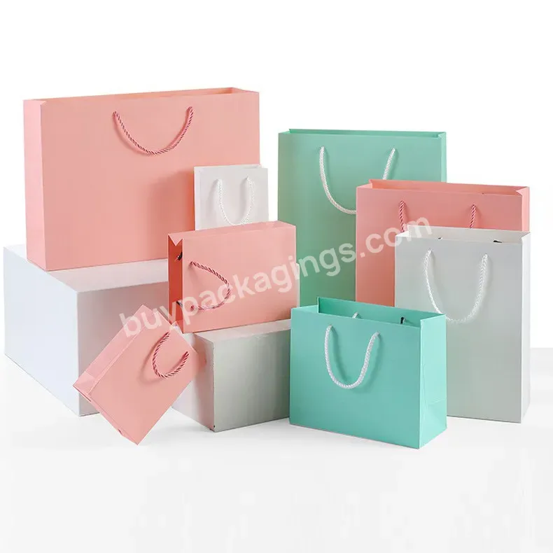 Custom Printed Your Own Logo Custom Pantone And Cmyk Colors Kraft Gift Craft Luxury Shopping Fancy Paper Bag With Handles