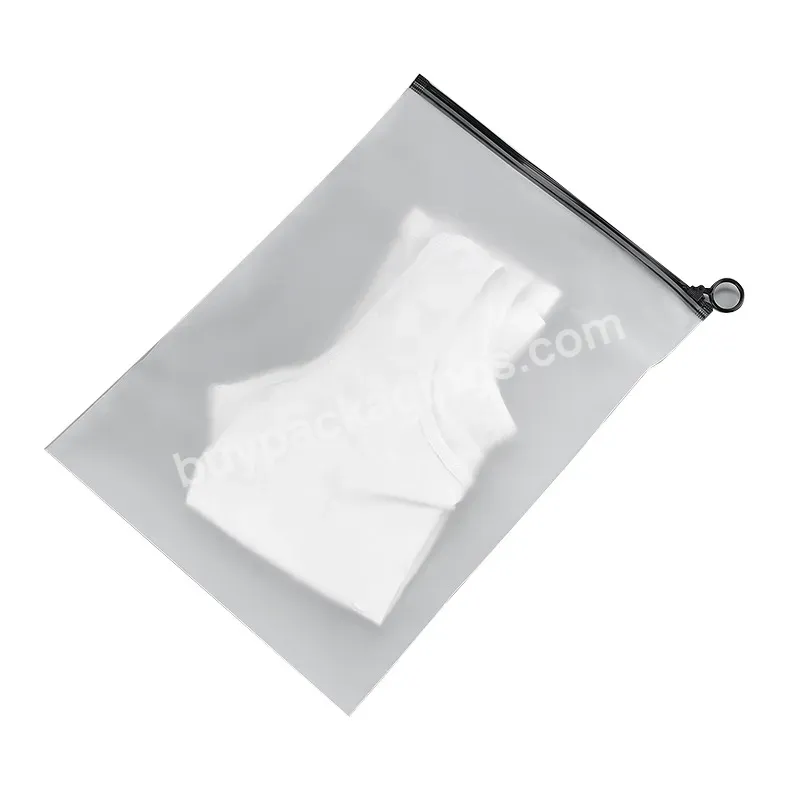 Custom Printed Ziplock Clothing Packaging Bag With Zipper Logo Custom Other Packaging & Printing Products