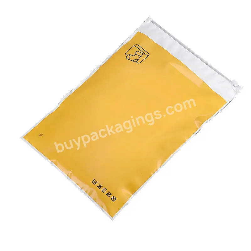 Custom Printed Ziplock Clothing Packaging Plastic Bags T Shirt/hoodies Packaging Bag With Zipper Logo Custom