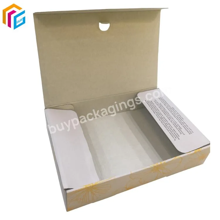 custom printedcarton expandable 14x10 mailer boxes with tissue paper stacked corrugated box