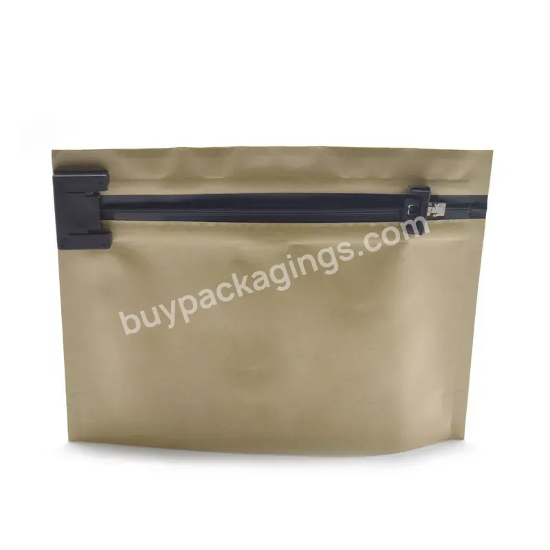 Custom Printing 3 Side Seal Resealable Pouch Aluminum Foil Zipper Mylar Bag For Medicine Packaging