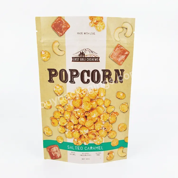 Custom Printing Aluminum Foil Plastic Heat Seal Food Snack Banana Popcorn Potato Tortilla Corn Chip Packaging Bag