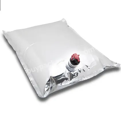 Custom Printing Bag In Box Liquid Packing Red Wine And Fruit Juice Bag For 5l Wine