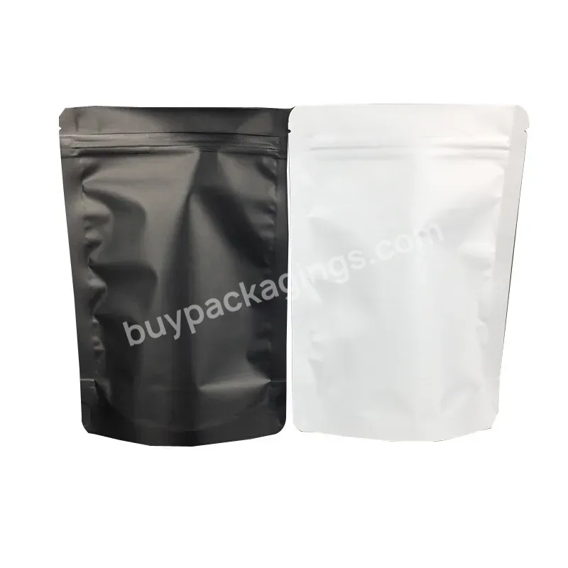 Custom Printing Black Stand Up Pouch Coffee Bag Flat Bottom Coffee Bag With Valve - Buy Coffee Bags,Empty Coffee Bags With Valve,Coffee Beans Packaging Bags.