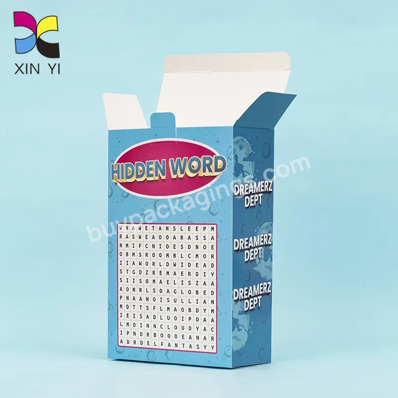 Custom Printing Box Package Foldable Cereal Box Packaging For Clothes