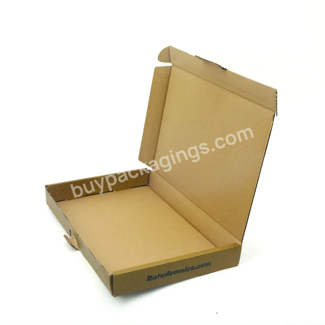 Custom Printing Brown Mailer Box With Handle And Envelope High Quality Packaging Paper Mailing Shipping Box