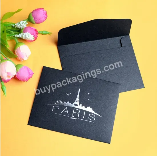 Custom Printing Brown White Black A4 C4 C5 B6 Kraft Paper Envelope With Factory Price - Buy Kraft Paper Envelope,Black Envelope,Kraft Envelope.