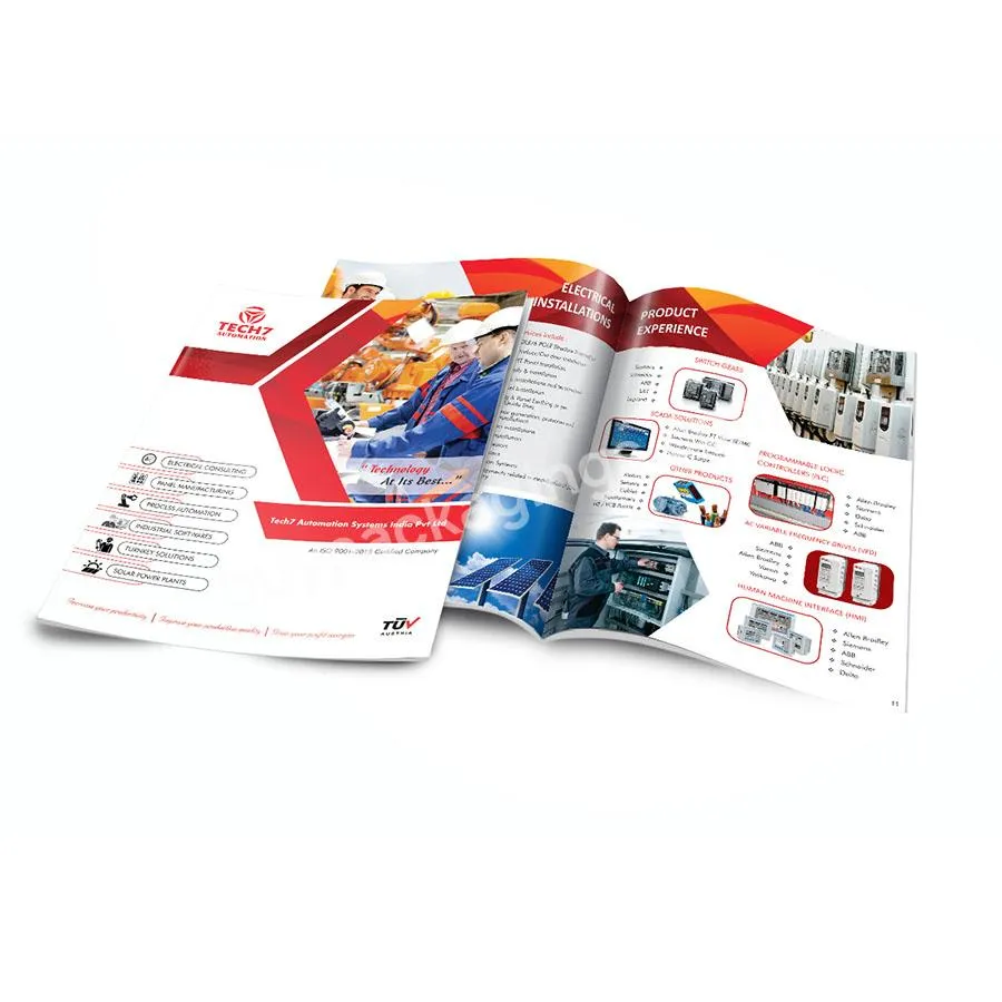 Custom Printing Business Product Catalogue Full Color Printed Catalog