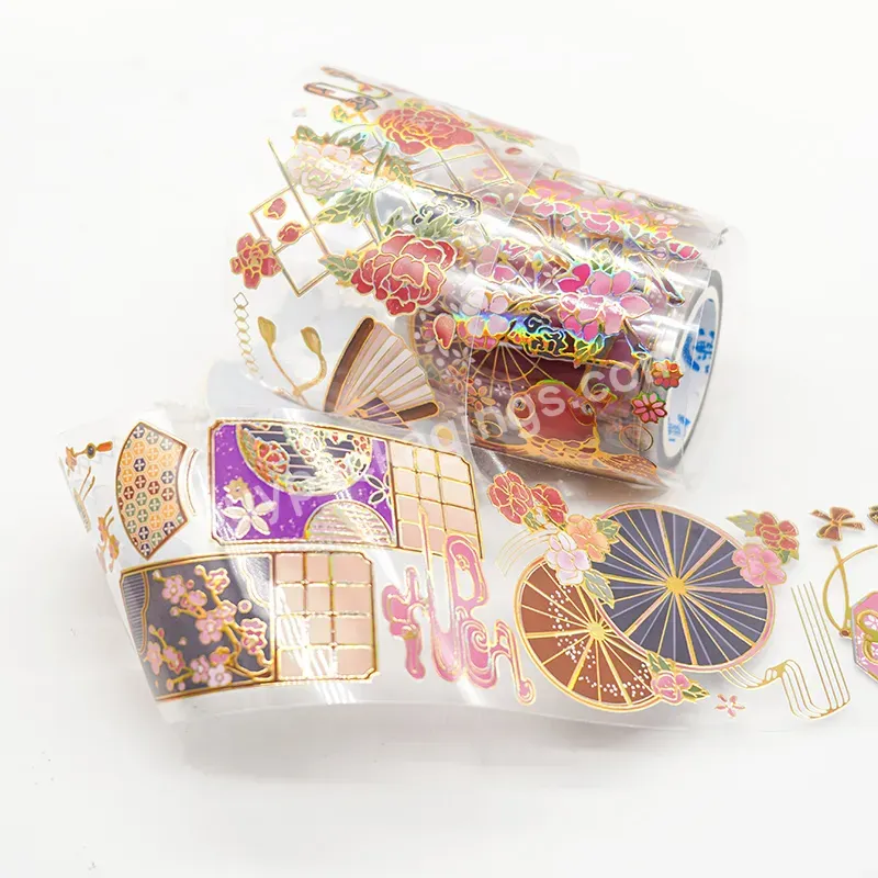 Custom Printing Colored Holographic Decoration Adhesive Masking Washi Tapes