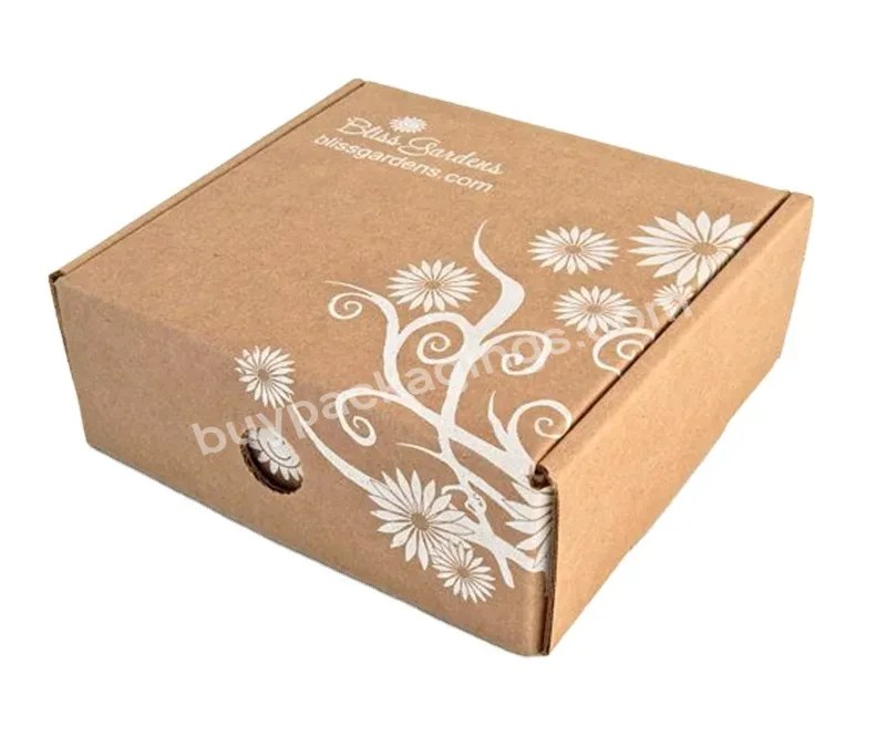 Custom Printing Corrugate Box Recyclable Kraft Skincare Cosmetic Shipping Box Paper Box For Cosmetic