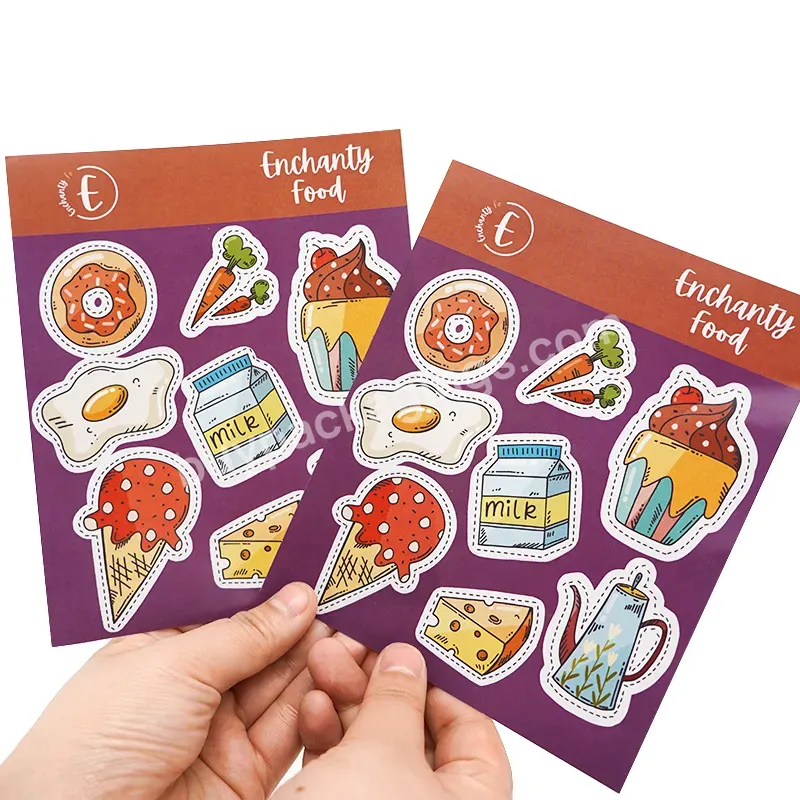 Custom Printing Cute Cartoon Diy Design Drawing Creative Decorative Sticker Sheet