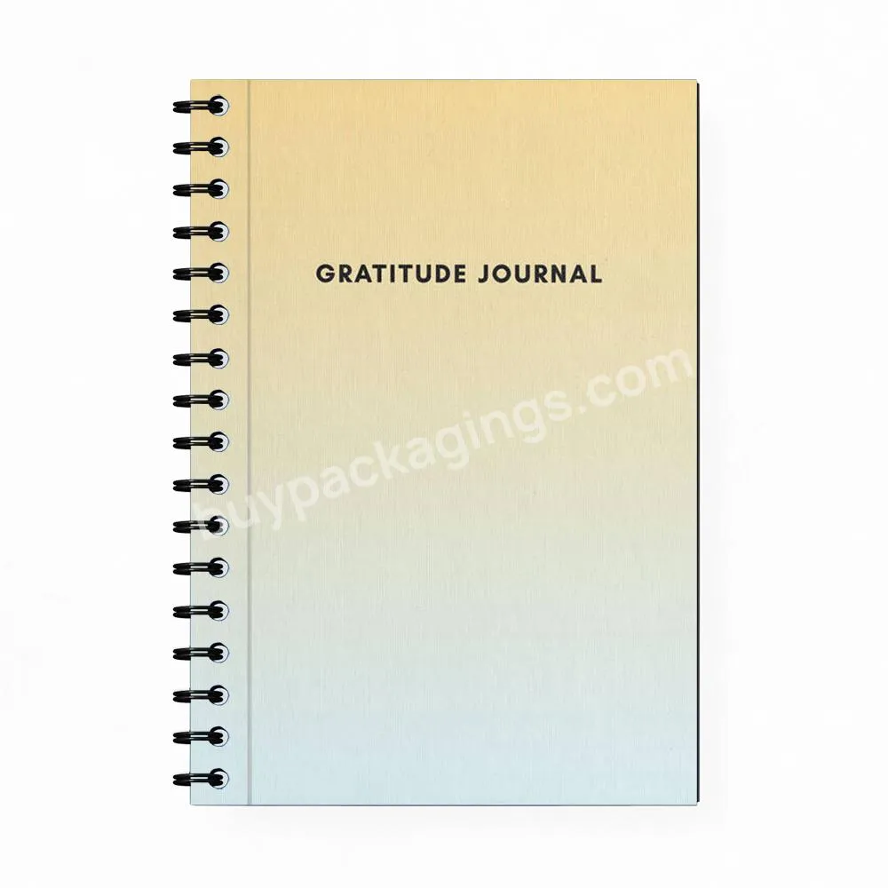 Custom Printing Daily Gratitude Journal Notebook Planner