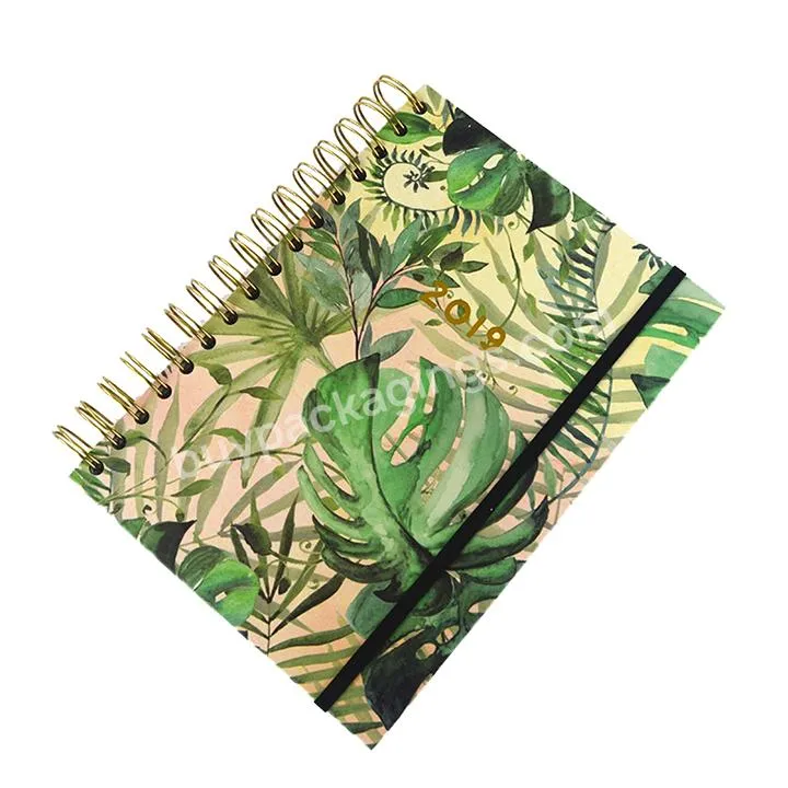 Custom Printing Diary Planner Note Book Spiral Binding Softcover A4 A5 A6 New Design Notebooks