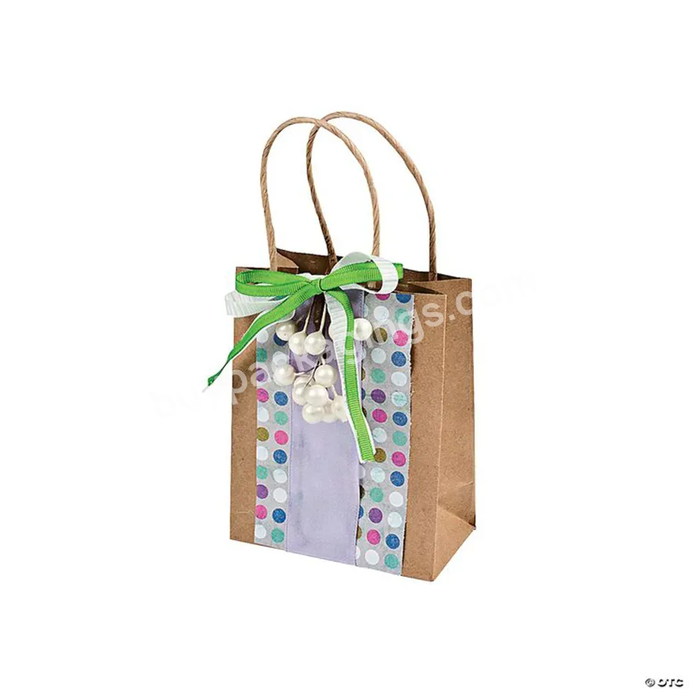 Custom Printing Eco Friendly Moose Christmas Paper Bag Reindeer Treat Bags Christmas Packaging Bags