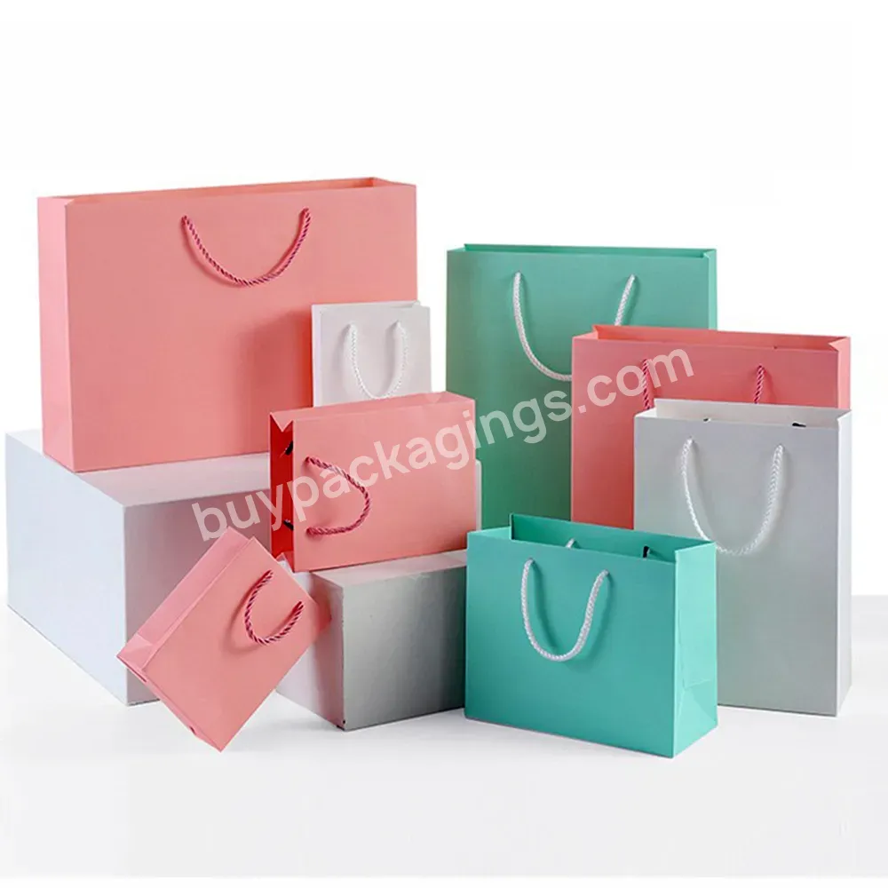 Custom Printing Eco Friendly Underwear Packaging Bags Underwear Paper Bag Garment Packaging Bagsfor Clothings