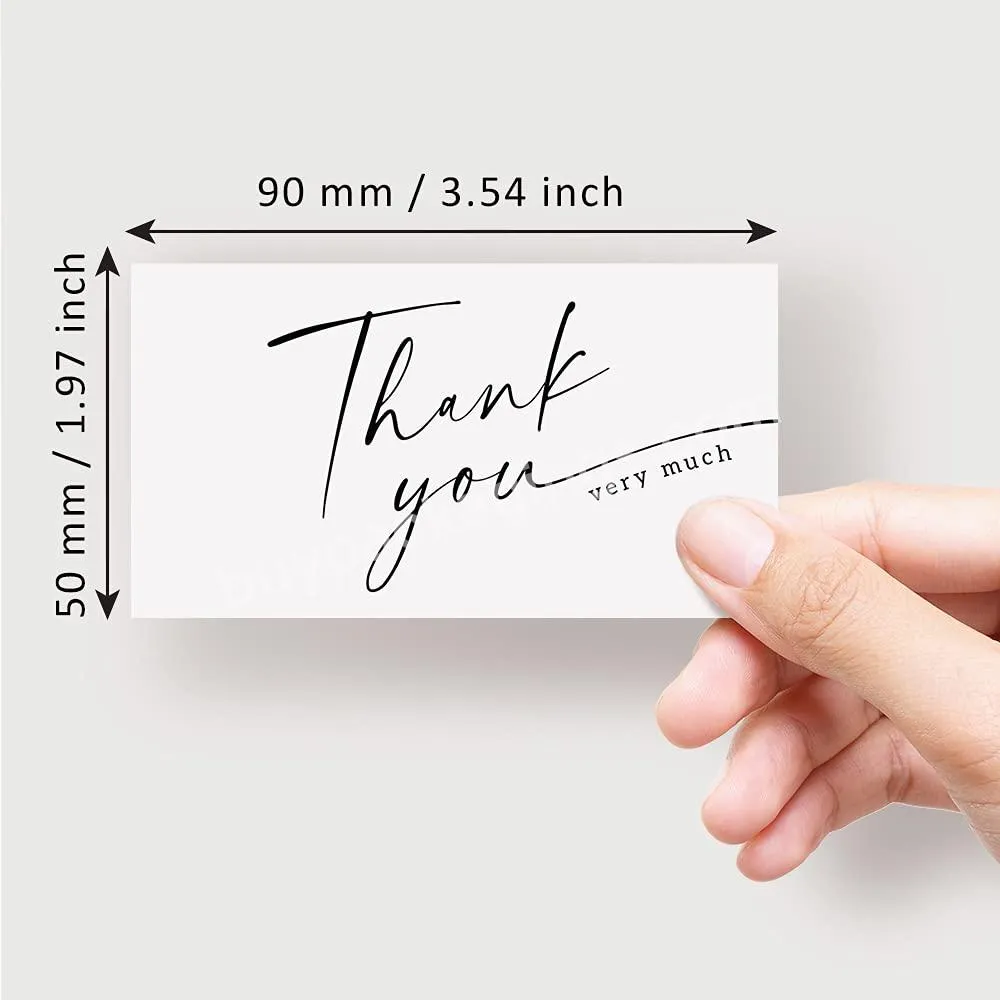 Custom Printing Factory Price Frosted Color Business Cards Standard Thank You Card