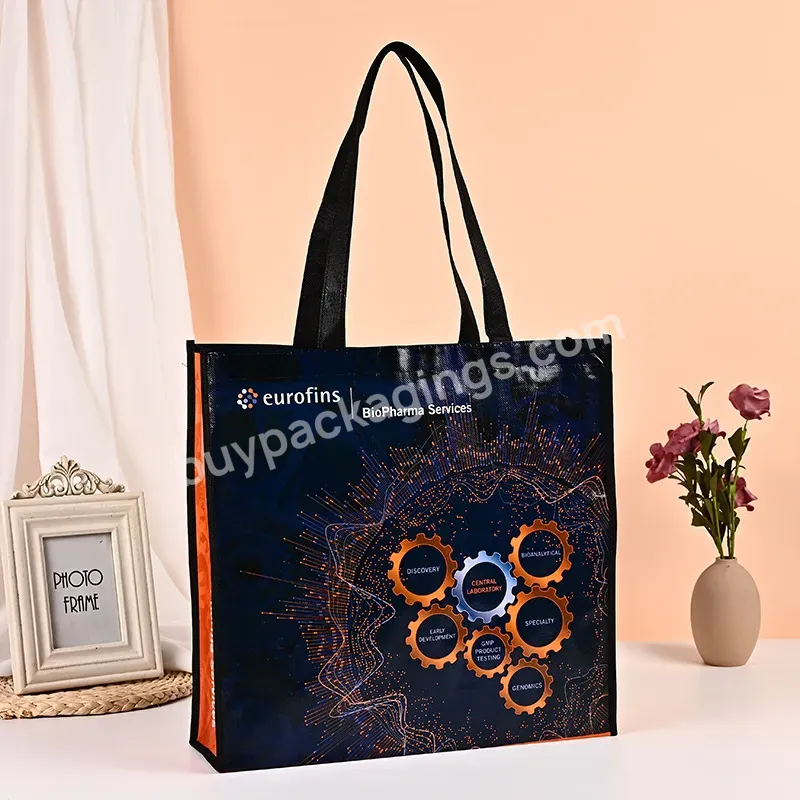 Custom Printing Fashionable Waterproof Shopping Tote Bag Gifts Silk Recycle Eco Non Woven Bag Customized Logo