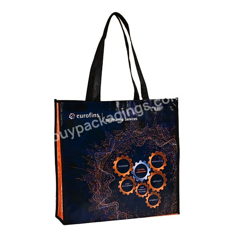 Custom Printing Fashionable Waterproof Shopping Tote Bag Gifts Silk Recycle Eco Non Woven Bag Customized Logo