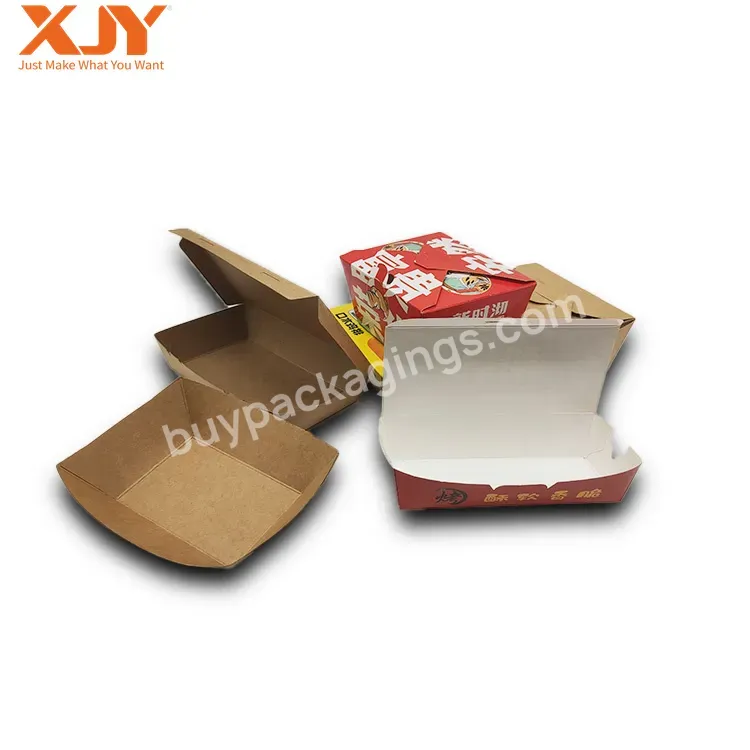 Custom Printing Fast Food Empanada Packaging Cardboard Box