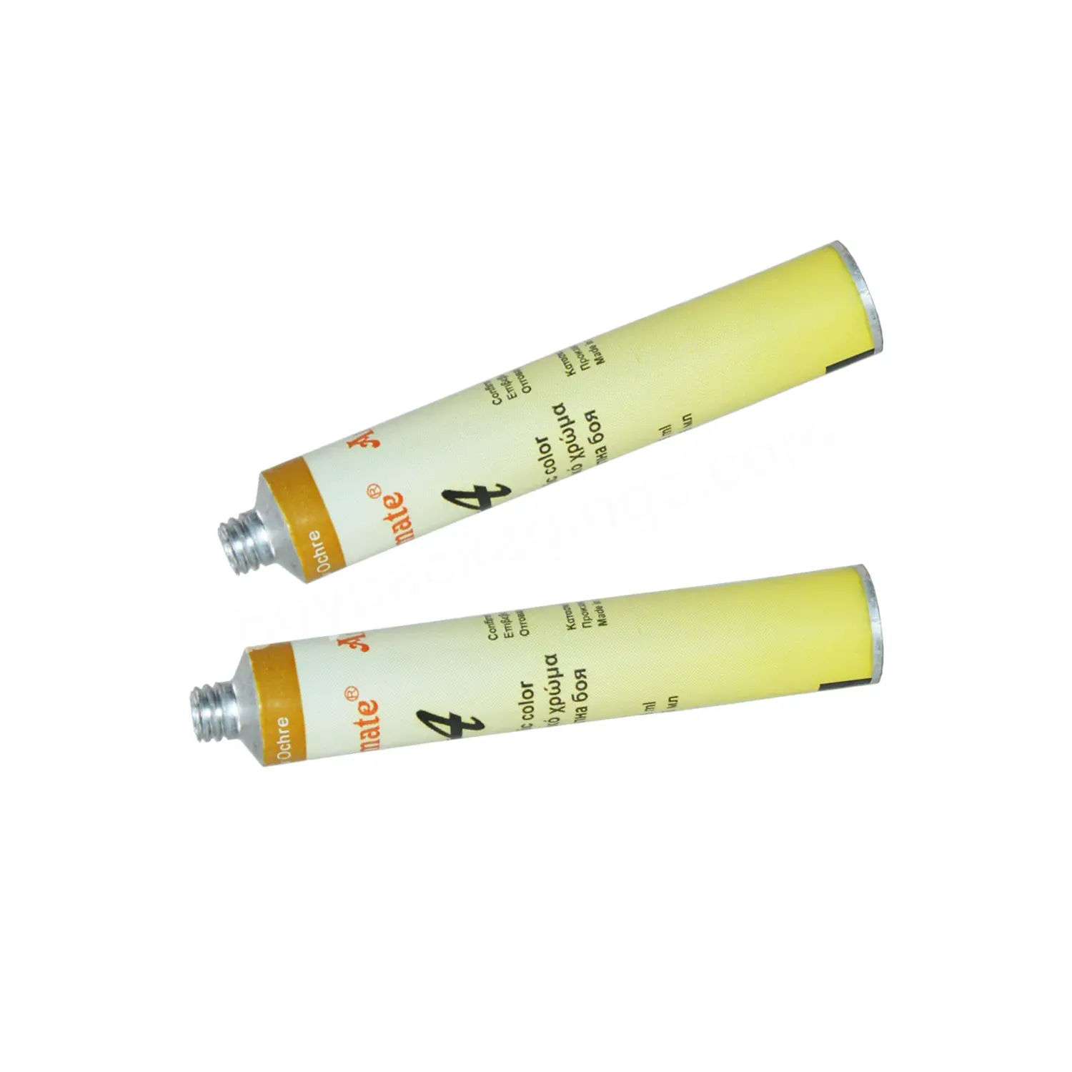 Custom Printing Flexible Tubes 30g 45g 50g Cylinder Empty Dye Cream Tubes For Pigment/cosmetics