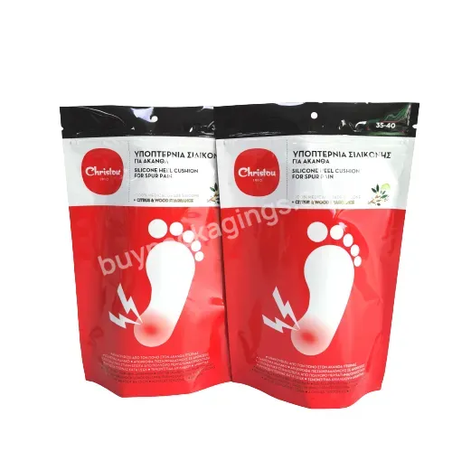 Custom Printing Foot Detox Pads Relax Feet Patch Pain Relief Patches Zip Ziplock Stand Up Pouch Compostable Paper Bag With