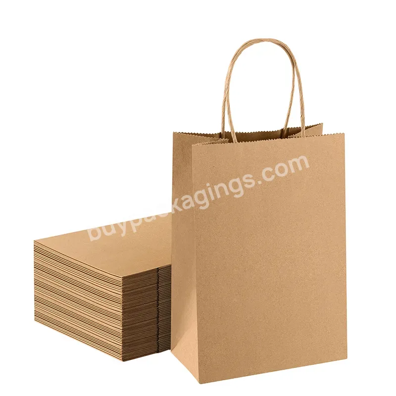 Custom Printing Fsc Gift Shopping Teal Kraft Paper Bag