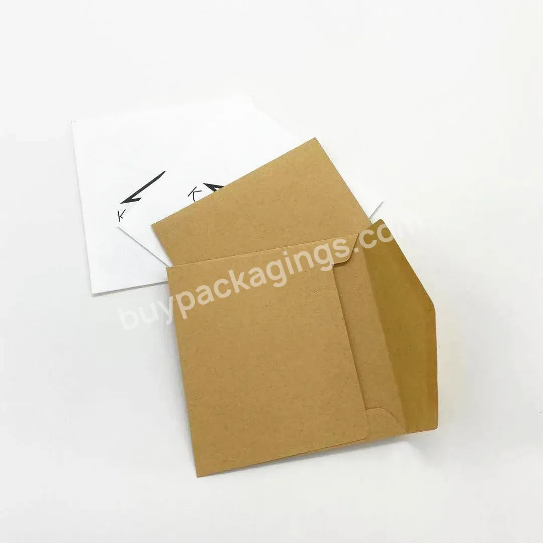 Custom Printing Gift Card Packaging Cardboard Small Paper Envelope Kraft Paper Mini Envelope