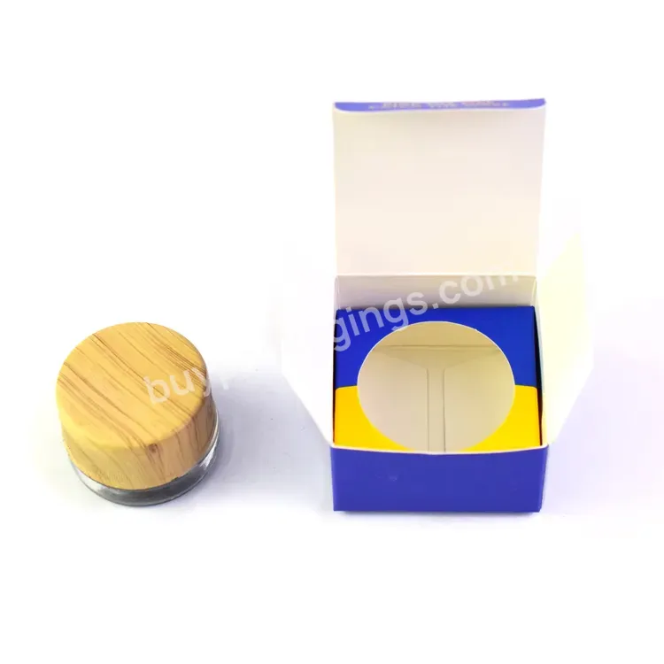 Custom Printing Gift Storage Packaging Cardboard Paper Box For Concentrate Jars Snacks Popcorn