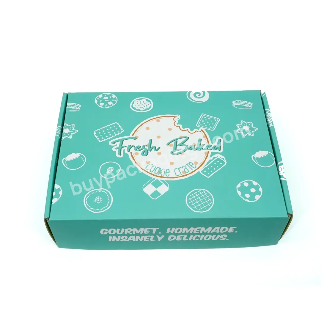 Custom Printing Green Shipping Packaging Gift Boxes Free Sample Packing Shipping Mailer Box Packaging With Logo