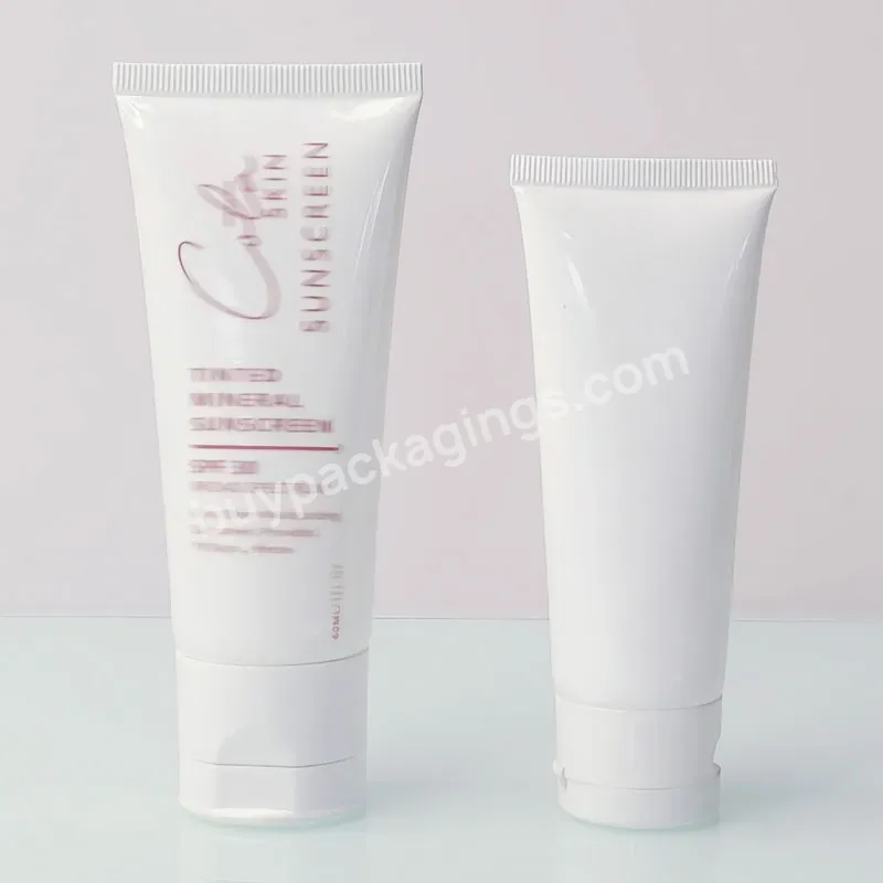 Custom Printing Hand Cream Body Skin Care Shampoo White 40ml 60ml Squeeze Soft Tube