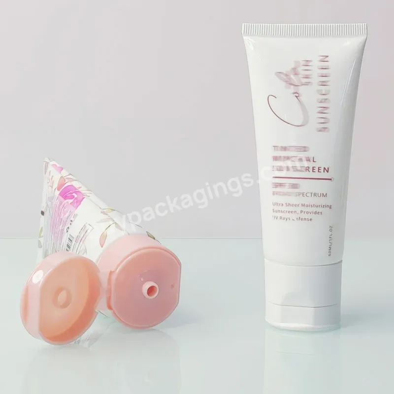 Custom Printing Hand Cream Hair Conditioner Shampoo Container Plastic 50ml 60ml Pe Soft Tube