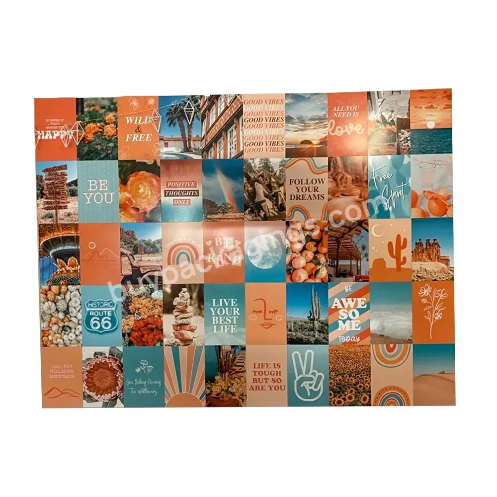 Custom Printing Hot Sell Custom Picture Paper Print 4x6 Inch 50 Sets Collage Kit For Wall Aesthetic