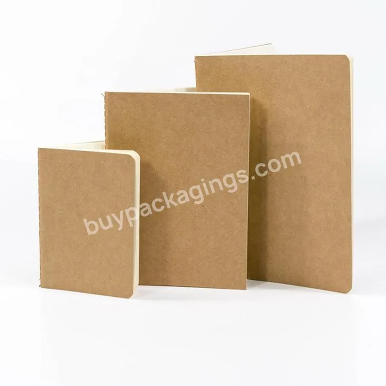 Custom Printing Kraft Paper Notebook A4 A5 A6 Journal Diary Planner Business Softcover Notebook