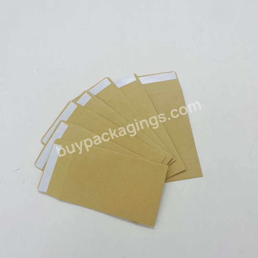 Custom Printing Logo Brand Name Pouch Brown Kraft Paper Mini Coin Envelopes With Free Design - Buy Mini Envelopes,Kraft Paper Envelopes,Coin Envelopes.