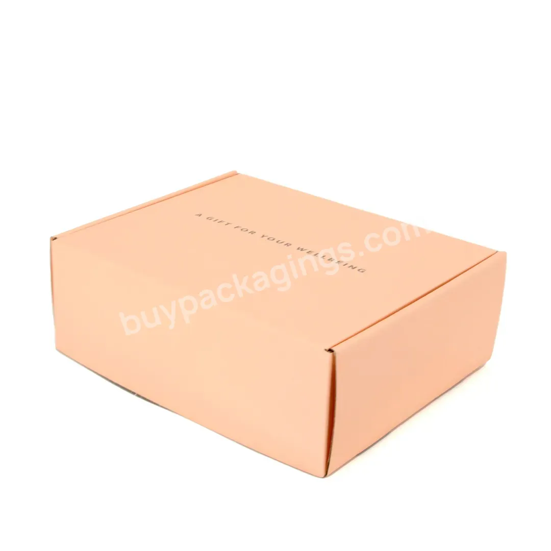 Custom Printing Logo Eco Friendly Packaging Corrugated Cardboard Mailer Shipping Box