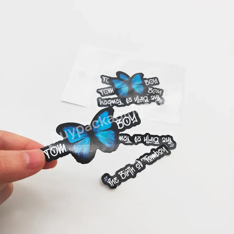 Custom Printing Logo Hologram Shiny Die Cut Sticker Vinyl Laptop Label Waterproof