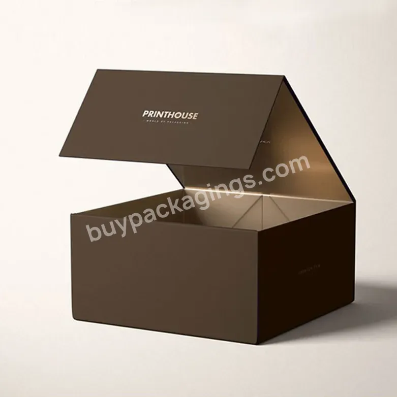 Custom Printing Logo Magnetic Gift Box Wholesale Gift Box With Eva Inner Tray For Business
