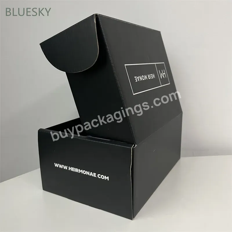 Custom Printing Logo Paper Box Making Machine Price Black Boxes For Packaging