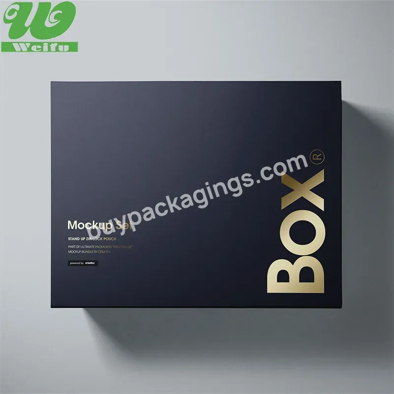 Custom Printing Logo Rigid Cardboard Luxury Flap Open Magnetic Shoe Folding Packaging Gift Box Clothing Foldable Paper Boxes