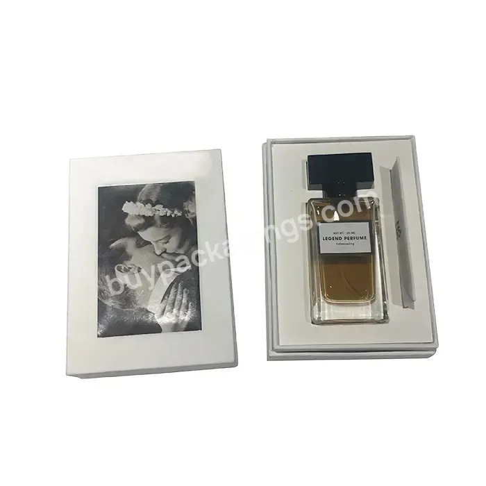 Custom Printing Luxury Perfume Packaging Cardboard Box Folding Cosmetic Gift For White Paper Box