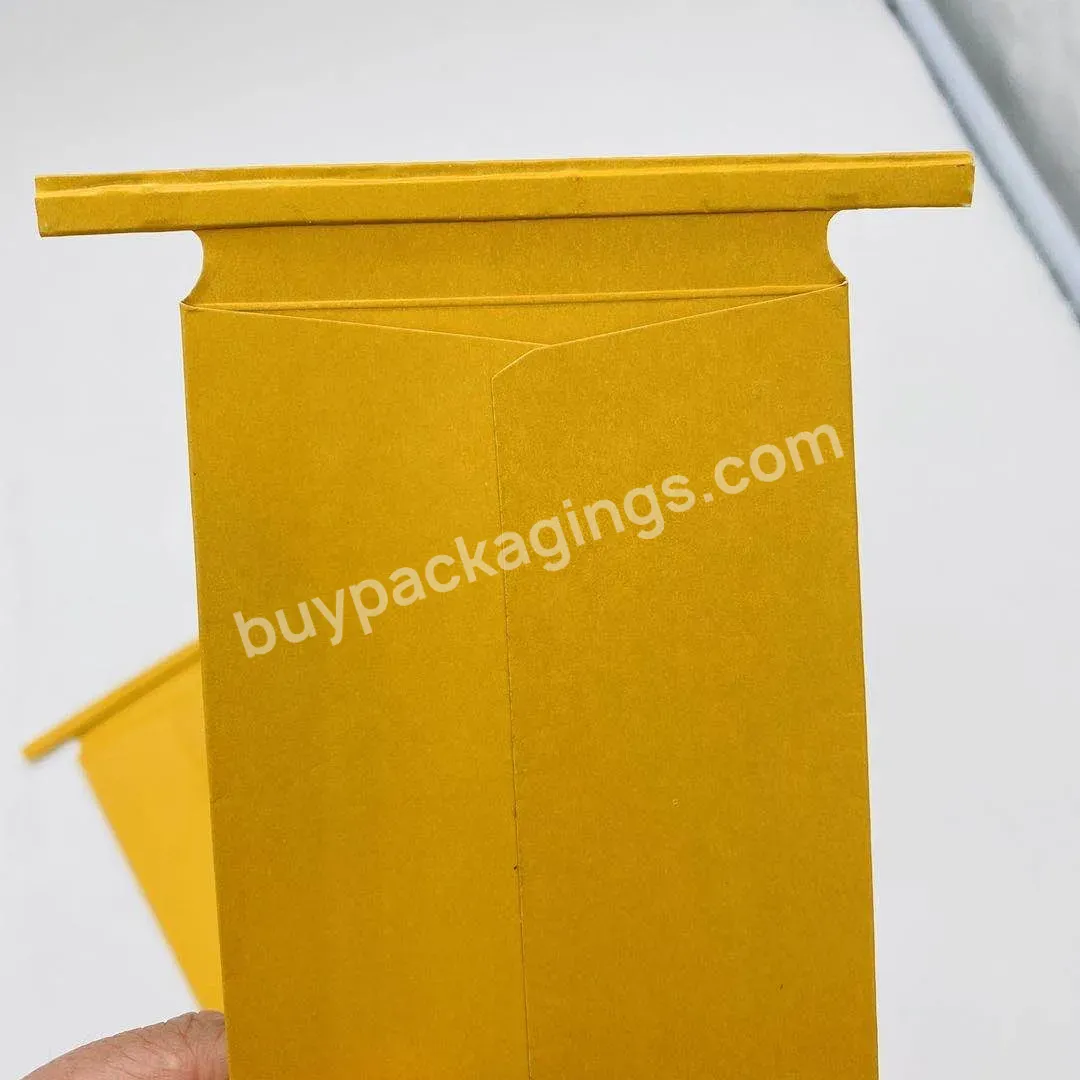 Custom Printing Mini Sand Powder Packaging Black Brown Recyclable Kraft Paper Envelope With Tie Closure