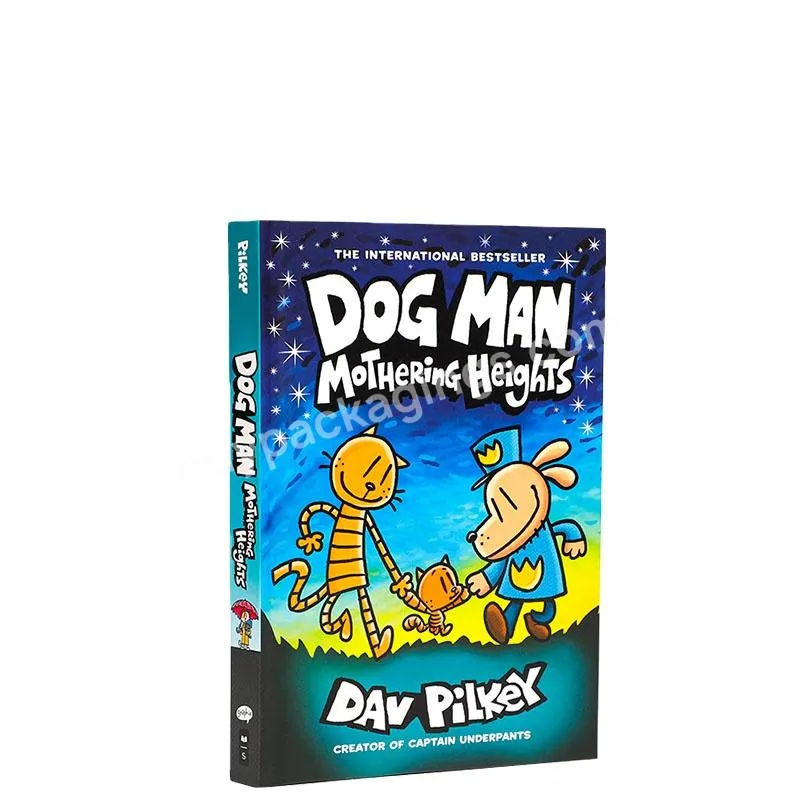 Custom printing New arrival wholesale hardcover book printing Bestseller Dog Man children kids book comic book in stock