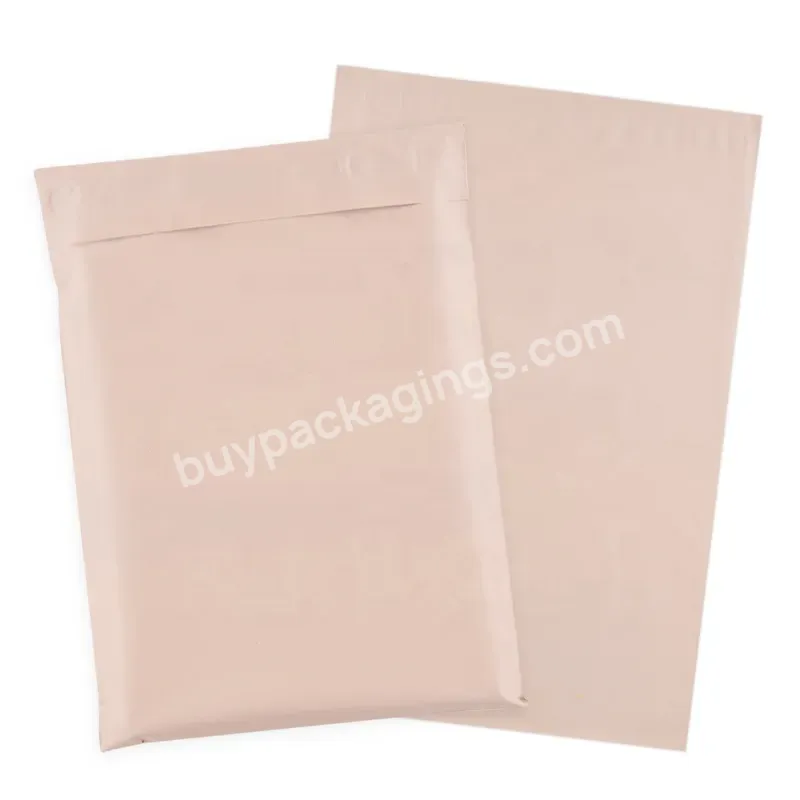 Custom Printing Nude Color Poly Mailer Bag Biodegradable Shipping Bags T Shirts Clothing Packages