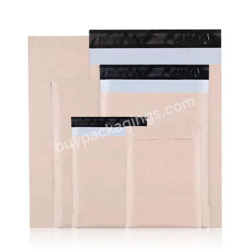Custom Printing Nude Color Poly Mailer Bag Biodegradable Shipping Bags T Shirts Clothing Packages - Buy Mailing Custom Logo Plastic Poly Bags For Clothes,Biodegradable Nude Mailing Bags T Shirts Packaging,Compostable Plastic Mail Bags Poly Custom Env