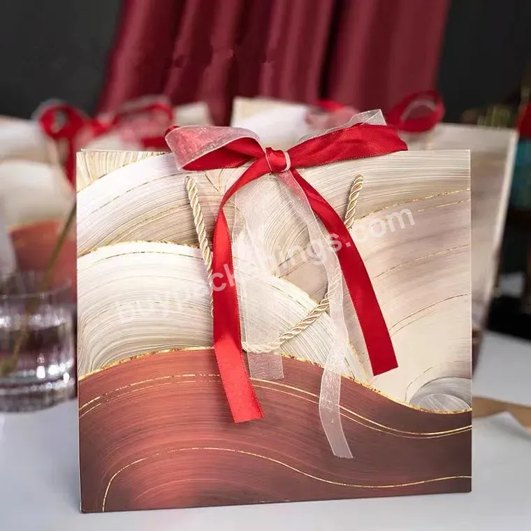 Custom Printing Paper Gift Bag For Shopping Souvenir Premium Paper Gift Bag